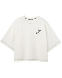 Jacquemus - T Shirt With Embroidered Logo Detail - Lyst