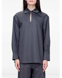 Max Mara - Abano Keyhole-Detail Blouse - Lyst