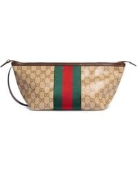 Gucci - Small Gg Toiletry Case With Web - Lyst