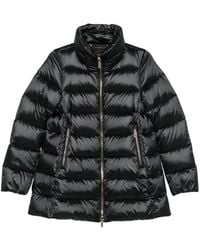 Moorer - Quilted Zip-Front Coat - Lyst