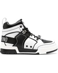 Moschino - High-Top-Sneakers mit Logo - Lyst