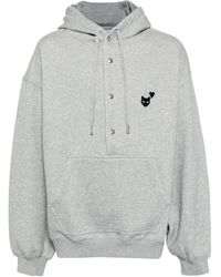 ZZERO BY SONGZIO - Sudadera love panther con capucha y múltiples apliques de presión - Lyst
