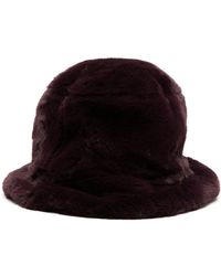 Jakke - Faux-fur Bucket Hat - Lyst