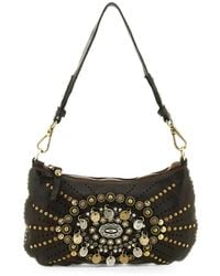 Campomaggi - Teresa Stud-Embellished Leather Shoulder Bag - Lyst