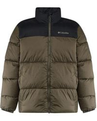 Columbia - Logo Print Padded Jacket - Lyst