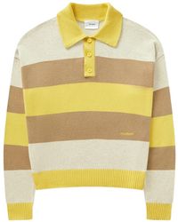 Axel Arigato - Marine Striped Polo Shirt - Lyst
