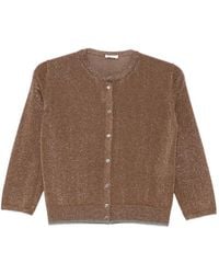Roberto Collina - Cardigan À Effet Métallisé - Lyst