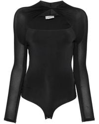 Coperni - Cut-Out Long-Sleeve Bodysuit - Lyst