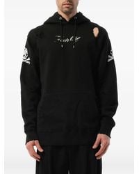Mastermind Japan - Distressed Skull-Print Hoodie - Lyst