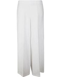 #MSM - Linen Palazzo Trousers - Lyst