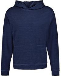 120% Lino - Linen-Blend Hoodie - Lyst