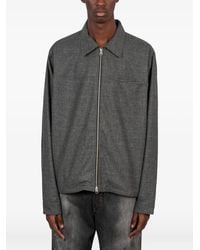 Another Aspect - 3.0 Check Zip-Up Shirt Jacket - Lyst