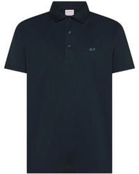 Sun 68 - Polo En Coton À Logo Brodé - Lyst
