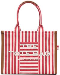 Marc Jacobs - Large The Tote Bag Stripe-Pattern Tote Bag - Lyst