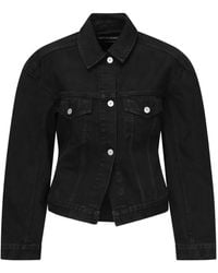 Jacquemus - Jeansjacke mit Knopfverschluss - Lyst
