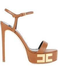 Elisabetta Franchi - Vertigo 135mm プラットフォーム サンダル - Lyst