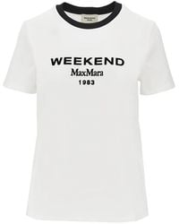 Weekend by Maxmara - Logo-Print T-Shirt - Lyst