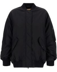 Herno - Quilted-Trim Gabardine Bomber Jacket - Lyst