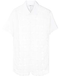 Amir Slama - Camisa con panel de ganchillo - Lyst
