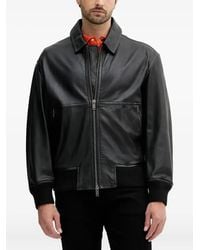 BOSS - Klassische Lederjacke - Lyst