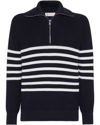 Brunello Cucinelli - Cotton Jumper - Lyst