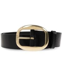 Isabel Marant - Dara Calfskin Leather Belt - Lyst