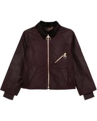 Barbour - Shade Of Jacket With A Ribbed Collar - Lyst