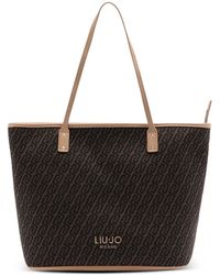 Liu Jo - Monogram Jacquard Tote Bag - Lyst