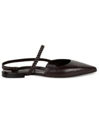 Pomme D ́Or - Braided-Strap Flat Pumps - Lyst