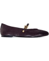 Roberto Festa - Calf-Hair Buckled Ballet Flats - Lyst