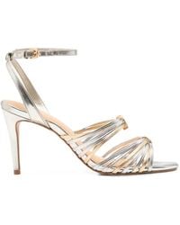 Carrano - Multi-Strap Metallic Sandals - Lyst