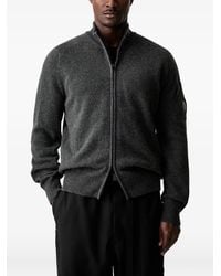 C.P. Company - Pull Lens En Laine D'Agneau À Fermeture Zippée - Lyst