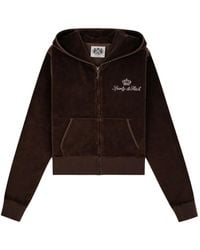 Juicy Couture - X&R Crystal-Embellished Hoodie - Lyst