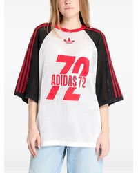 adidas - T-Shirt mit Logo-Detail - Lyst