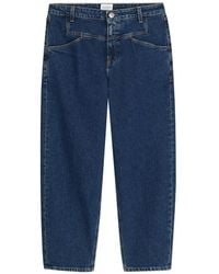 Closed - Stover-X High-Waisted Straight-Leg Jeans - Lyst