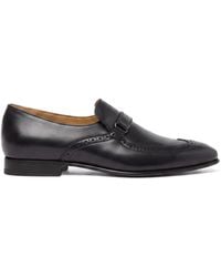 SCAROSSO - Maude Brogue-Detail Loafers - Lyst