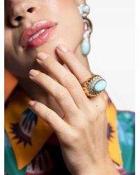 David Webb - Mount Olympus Ring Mit Türkis Und Diamant - Lyst