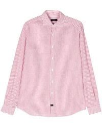 Fay - Stripe-pattern Cotton Shirt - Lyst