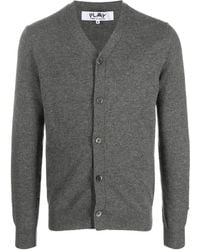 COMME DES GARÇONS PLAY - X The Artist Invader Wool Cardigan - Lyst