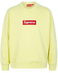 Supreme - Sweatshirt Mit Logo-Patch - Lyst