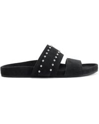 Giuseppe Zanotti - Ryan Double-Banded Stud-Embellishment Sandals - Lyst