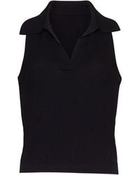 Cara Cara - Polo-Neck Sleeveless Top - Lyst