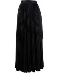 Fabiana Filippi - Layered Pleated Maxi Skirt - Lyst