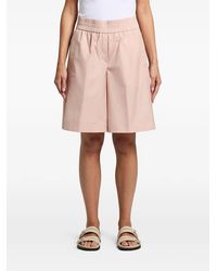 Peserico - Elasticated Cropped Trousers - Lyst