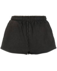 Entire studios - Washed-effect Micro Shorts - Lyst