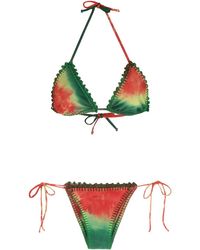 Amir Slama - Embroidery Tie Dye Bikini Set - Lyst