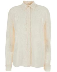 PT Torino - Lace Buttoned Shirt - Lyst
