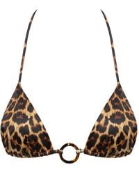Maison Close - Leopard-Print Ring-Detail Bikini - Lyst
