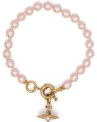 Vivienne Westwood - Orb-detail Bead-embellished Bracelet - Lyst