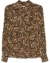 Isabel Marant - 'Teysa Silk Leopard Print - Lyst